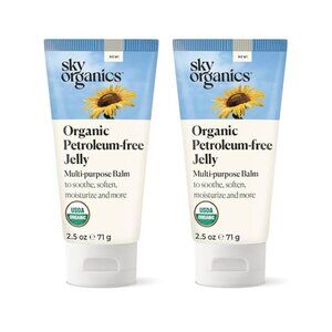 Sky Organics 2 Pack Petroleum-free Jelly NWT